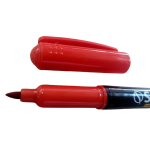 Marker budowlany czerwony SCHMITH (cienki)